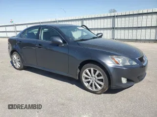 2006 Lexus IS 250 with VIN JTHCK262365003626, listed as a Copart auction lot 50768335 with 252,699 mi miles and Salvage Title. Bid and sale history available at DreamBid. Image 4.