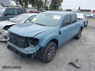 2023 Ford Maverick XL with VIN 3FTTW8F91PRA59584, listed as a IAAI auction lot 42042631 with 18,976 mi miles. Bid and sale history available at carsss.com. Image 2.