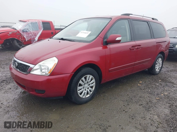 2011 Kia Sedona LX with VIN KNDMG4C71B6411453, listed as a IAAI auction lot 41316825 with 261,028 mi miles. Bid and sale history available at carsss.com. Image 18.