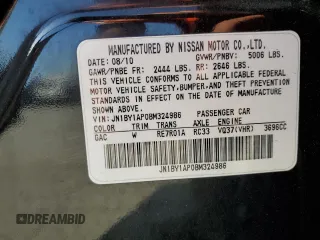 2011 Infiniti M37 with VIN JN1BY1AP0BM324986, listed as a Copart auction lot 53671215 with 187,490 mi miles and Salvage Title. Bid and sale history available at carsss.com. Image 13.