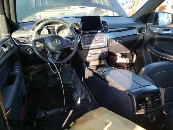 2017 Mercedes-Benz GLS with VIN 4JGDF7DE7HA910812, listed as a Copart auction lot 40108083 with 72,243 mi miles. Bid and sale history available at carsss.com. Image 8.