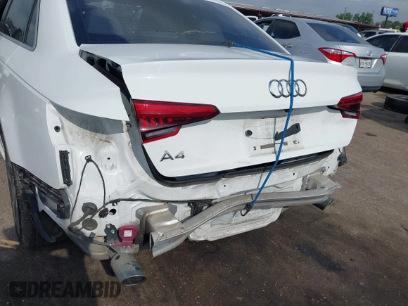 2017 Audi A4 with VIN WAUMNAF42HA040313, listed as a IAAI auction lot 42098351 with Not provided miles and . Bid and sale history available at DreamBid. Image 6.