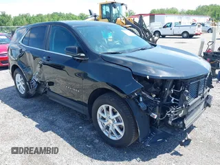2024 Chevrolet Equinox LT with VIN 3GNAXTEG6RL237140, listed as a IAAI auction lot 42294871 with 21,619 mi miles and . Bid and sale history available at DreamBid. Image 1.