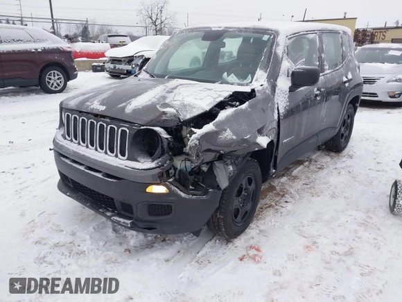 2018 Jeep Renegade Sport with VIN ZACCJBAH6JPH18366, listed as a IAAI auction lot 41345946 with 69,709 mi miles and . Bid and sale history available at DreamBid. Image 17.