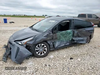 2019 Toyota Prius L Eco with VIN JTDKARFU2K3093996, listed as a Copart auction lot 58984475 with Not provided miles and Salvage title. Bid and sale history available at DreamBid. Image 1.