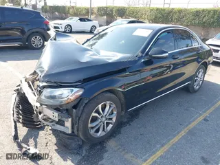 2015 Mercedes-Benz C-Class C 300 with VIN 55SWF4JB9FU058522, listed as a IAAI auction lot 41446546 with 1 mi miles. Bid and sale history available at carsss.com. Image 16.