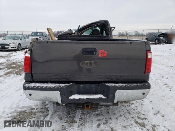 2008 Ford Super Duty F-250 SRW XL with VIN 1FTSX20YX8ED36243, listed as a Copart auction lot 45723875 with Not Provided miles and Salvage Title. Bid and sale history available at carsss.com. Image 6.