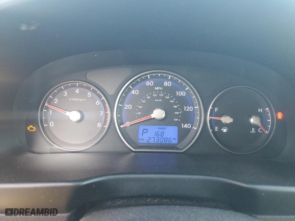 2011 Hyundai Santa Fe GLS with VIN 5XYZGDAB3BG087335, listed as a Copart auction lot 46482735 with 273,086 mi miles and Salvage Title. Bid and sale history available at carsss.com. Image 9.
