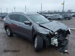 2016 Nissan Rogue SV with VIN KNMAT2MV1GP694986, listed as a IAAI auction lot 41109354 with 63,794 mi miles and . Bid and sale history available at carsss.com. Image 1.