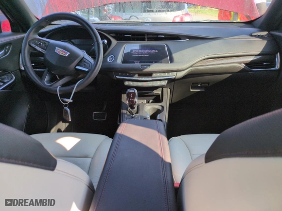 2023 Cadillac XT4 FWD Sport with VIN 1GYFZER47PF177570, listed as a Copart auction lot 74637444 with 0 mi miles and Non Repairable. Bid and sale history available at carsss.com. Image 8.