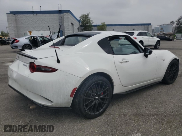 2020 Mazda MX-5 Miata Club with VIN JM1NDAL75L0417028, listed as a Copart auction lot 59763615 with Not provided miles and Salvage title. Bid and sale history available at DreamBid. Image 3.