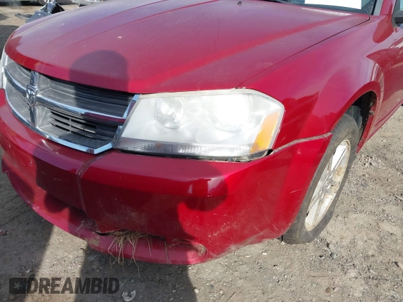 2008 Dodge Avenger SXT with VIN 1B3LC56KX8N560067, listed as a IAAI auction lot 41666217 with 100,037 mi miles and . Bid and sale history available at carsss.com. Image 6.