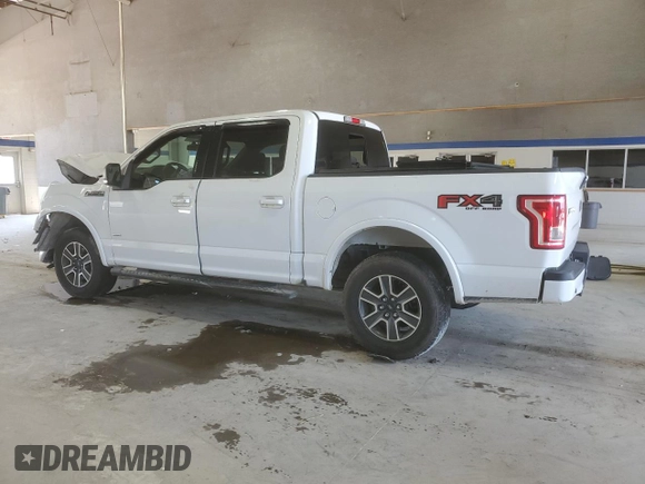 2016 Ford F-150 XLT with VIN 1FTEW1EG7GFD11982, listed as a Copart auction lot 62224995 with 136,187 mi miles and Salvage title. Bid and sale history available at DreamBid. Image 2.
