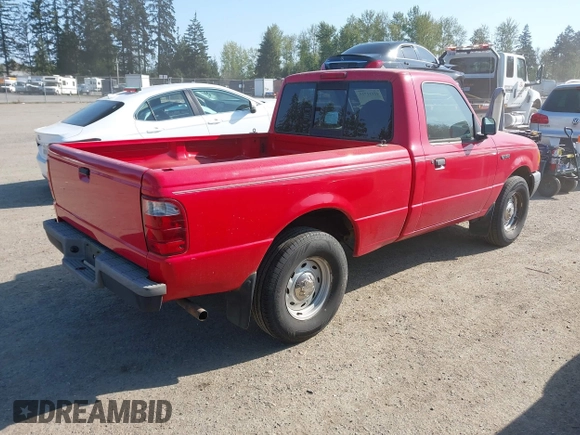 2001 Ford Ranger XL with VIN 1FTYR10DX1PB62034, listed as a IAAI auction lot 42111725 with 188,307 mi miles. Bid and sale history available at carsss.com. Image 4.
