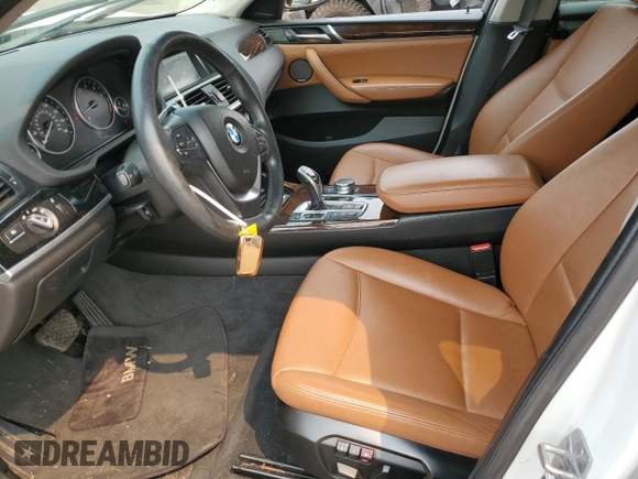 2017 BMW X4 xDrive28i with VIN 5UXXW3C33H0T79302, listed as a Copart auction lot 54835373 with 73,615 mi miles. Bid and sale history available at carsss.com. Image 7.