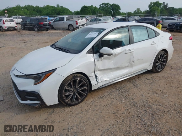 2022 Toyota Corolla SE with VIN 5YFS4MCE0NP136332, listed as a IAAI auction lot 42094001 with 36,371 mi miles and . Bid and sale history available at DreamBid. Image 2.