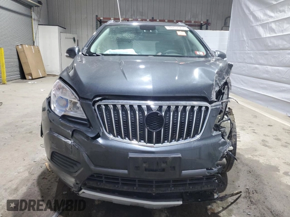 2016 Buick Encore with VIN KL4CJESBXGB736815, listed as a Copart auction lot 48658735 with Not Provided miles and Salvage Title. Bid and sale history available at DreamBid. Image 5.