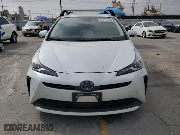 2021 Toyota Prius L Eco with VIN JTDKAMFUXM3149396, listed as a Copart auction lot 61874195 with 126,473 mi miles and Salvage title. Bid and sale history available at DreamBid. Image 5.