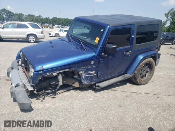 2009 Jeep Wrangler Sahara with VIN 1J4FA54199L747528, listed as a Copart auction lot 80974584 with 226,299 mi miles and Salvage title. Bid and sale history available at DreamBid. Image 1.