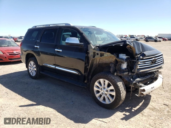 2019 Toyota Sequoia Platinum with VIN 5TDDY5G11KS166047, listed as a Copart auction lot 52504674 with 40,393 mi miles. Bid and sale history available at carsss.com. Image 4.
