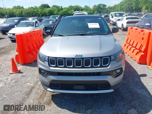 2023 Jeep Compass Limited с VIN 3C4NJDCN2PT534664, выставлен на аукционе IAAI как лот 42187902 с пробегом 26 366 миль миль и . История ставок и продаж доступна на DreamBid. Изображение 13.