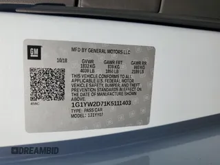 2019 Chevrolet Corvette Grand Sport 1LT z VIN 1G1YW2D71K5111403, wystawiony jako Copart lot #89286215 z przebiegiem 60 012 mil mil oraz Szkoda całkowita • Salvage title. Historia ofert i sprzedaży dostępna na DreamBid. Obrazek 12.