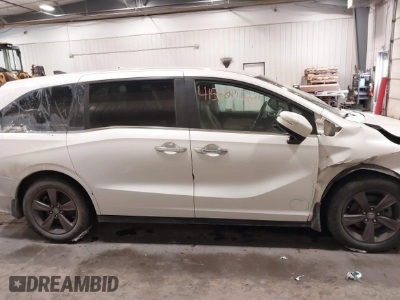 2022 Honda Odyssey EX with VIN 5FNRL6H59NB033332, listed as a IAAI auction lot 41557746 with 205,504 mi miles and . Bid and sale history available at DreamBid. Image 13.