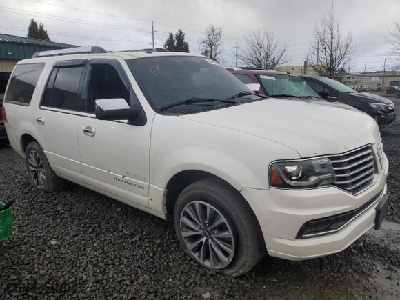 2015 Lincoln Navigator with VIN 5LMJJ2JTXFEJ08765, listed as a Copart auction lot 43460855 with 138,353 mi miles and Salvage Title. Bid and sale history available at carsss.com. Image 4.
