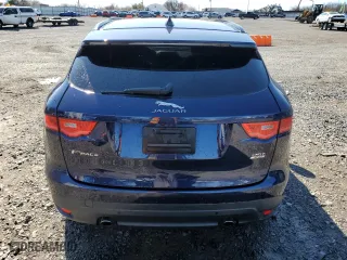 2018 Jaguar F-PACE 25t Premium with VIN SADCJ2FX9JA254722, listed as a Copart auction lot 49597085 with 84,668 mi miles and Salvage Title. Bid and sale history available at carsss.com. Image 6.