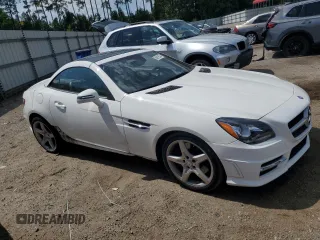 2014 Mercedes-Benz SLK-Class SLK 250 with VIN WDDPK4HA5EF077034, listed as a Copart auction lot 68910504 with 89,894 mi miles and Salvage Title. Bid and sale history available at carsss.com. Image 4.