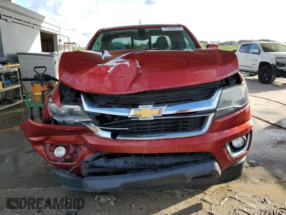 2016 Chevrolet Colorado 2WD LT with VIN 1GCHSCEAXG1191401, listed as a Copart auction lot 77888874 with 78,240 mi miles and Salvage Title. Bid and sale history available at carsss.com. Image 5.