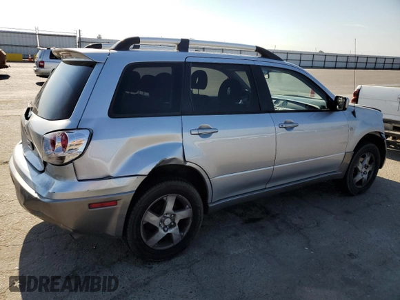 2004 Mitsubishi Outlander XLS with VIN JA4LX41F14U028546, listed as a Copart auction lot 63319084 with 169,105 mi miles and Salvage Title. Bid and sale history available at carsss.com. Image 3.