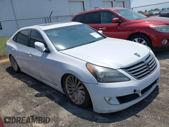 2014 Hyundai Equus Signature z VIN KMHGH4JHXEU087162, wystawiony jako IAAI lot #42318205 z przebiegiem 83 352 mil mil oraz . Historia ofert i sprzedaży dostępna na DreamBid. Obrazek 14.