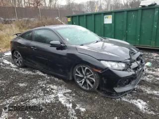 2018 Honda Civic Si Coupe with VIN 2HGFC3A50JH751840, listed as a Copart auction lot 85294474 with 97,982 mi miles and Salvage Title. Bid and sale history available at carsss.com. Image 4.