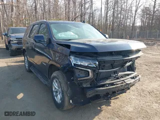2023 Chevrolet Tahoe LT with VIN 1GNSKNKD5PR355968, listed as a IAAI auction lot 41691886 with 50,141 mi miles. Bid and sale history available at carsss.com. Image 1.