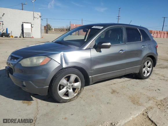 2008 Acura RDX Tech Pkg with VIN 5J8TB185X8A011849, listed as a Copart auction lot 49455555 with 235,705 mi miles and Salvage Title. Bid and sale history available at carsss.com. Image 1.