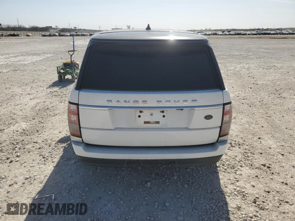 2017 Land Rover Range Rover with VIN SALGR2FV7HA356561, listed as a Copart auction lot 48227765 with 120,871 mi miles and Clean title. Bid and sale history available at DreamBid. Image 6.