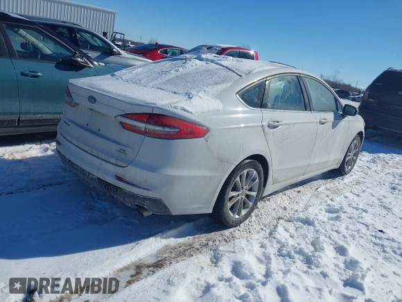 2020 Ford Fusion SE with VIN 3FA6P0HD3LR146853, listed as a IAAI auction lot 41618626 with 54,265 mi miles and . Bid and sale history available at DreamBid. Image 4.