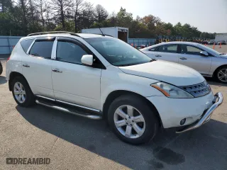 2007 Nissan Murano S with VIN JN8AZ08W07W663891, listed as a Copart auction lot 67211624 with 121,542 mi miles and Non Repairable. Bid and sale history available at carsss.com. Image 4.