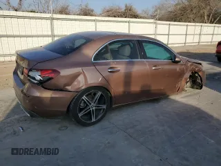 2022 Mercedes-Benz A 220 with VIN W1K3G4EB6NJ325513, listed as a Copart auction lot 45396145 with 49,115 mi miles and Salvage Title. Bid and sale history available at DreamBid. Image 3.