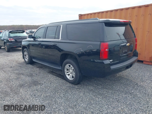 2019 Chevrolet Suburban LT with VIN 1GNSKHKC4KR405843, listed as a IAAI auction lot 41944385 with 123,071 mi miles and . Bid and sale history available at DreamBid. Image 3.