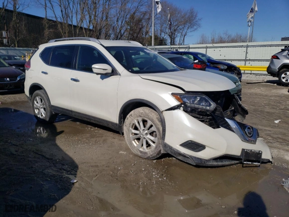 2016 Nissan Rogue SV with VIN KNMAT2MV7GP644321, listed as a Copart auction lot 47384215 with 50,540 mi miles and Non Repairable. Bid and sale history available at carsss.com. Image 4.