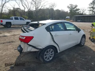 2016 Kia Rio LX with VIN KNADM4A34G6641971, listed as a IAAI auction lot 41844522 with 95,163 mi miles. Bid and sale history available at carsss.com. Image 4.