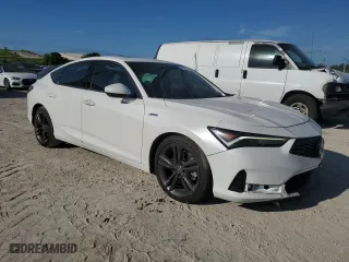 2023 Acura Integra w/A-Spec Package with VIN 19UDE4H34PA002414, listed as a Copart auction lot 73917954 with 2,171 mi miles and Salvage Title. Bid and sale history available at carsss.com. Image 4.