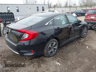 2020 Honda Civic Sedan LX with VIN 2HGFC2F67LH540441, listed as a IAAI auction lot 42026015 with 39,981 mi miles. Bid and sale history available at carsss.com. Image 4.