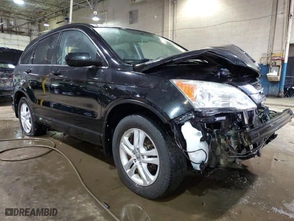 2010 Honda CR-V EX-L with VIN 5J6RE4H74AL005052, listed as a Copart auction lot 48173385 with 142,601 mi miles and Clean Title. Bid and sale history available at carsss.com. Image 4.