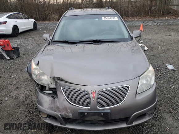 2005 Pontiac Vibe with VIN 5Y2SM66885Z447837, listed as a Copart auction lot 45641905 with Not provided miles and Salvage title. Bid and sale history available at DreamBid. Image 5.