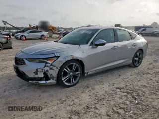 2024 Acura Integra Technology z VIN 19UDE4H65RA018845, wystawiony jako Copart lot #54535005 z przebiegiem 14 678 mil mil oraz Szkoda całkowita • Salvage title. Historia ofert i sprzedaży dostępna na DreamBid. Obrazek 1.