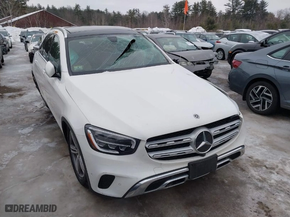 2021 Mercedes-Benz GLC with VIN W1N0G8EB3MV301304, listed as a IAAI auction lot 41540946 with 68,163 mi miles. Bid and sale history available at carsss.com. Image 1.