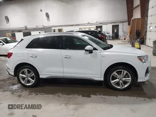 2021 Audi Q3 S line Premium Plus with VIN WA1EECF31M1060356, listed as a IAAI auction lot 42242850 with 83,380 mi miles and . Bid and sale history available at DreamBid. Image 13.